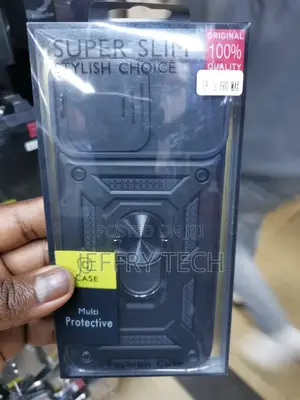 Camshield Hard Case for iPhone 15 Promax With Ring -Black