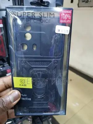 Xiaomi 13 Lite Camshield Hard Case With Ring Stand-Black
