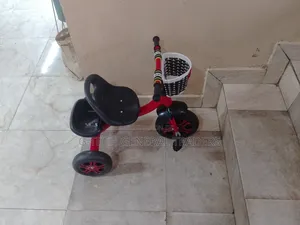 Red Heavy Gauge Tricycle for Children Aged 2-5yrs
