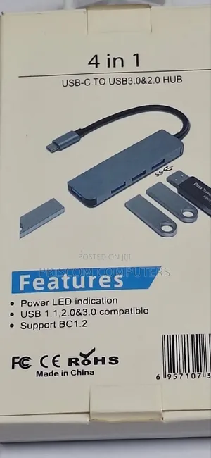 Type C 4 in 1 Adapter USB 3.0