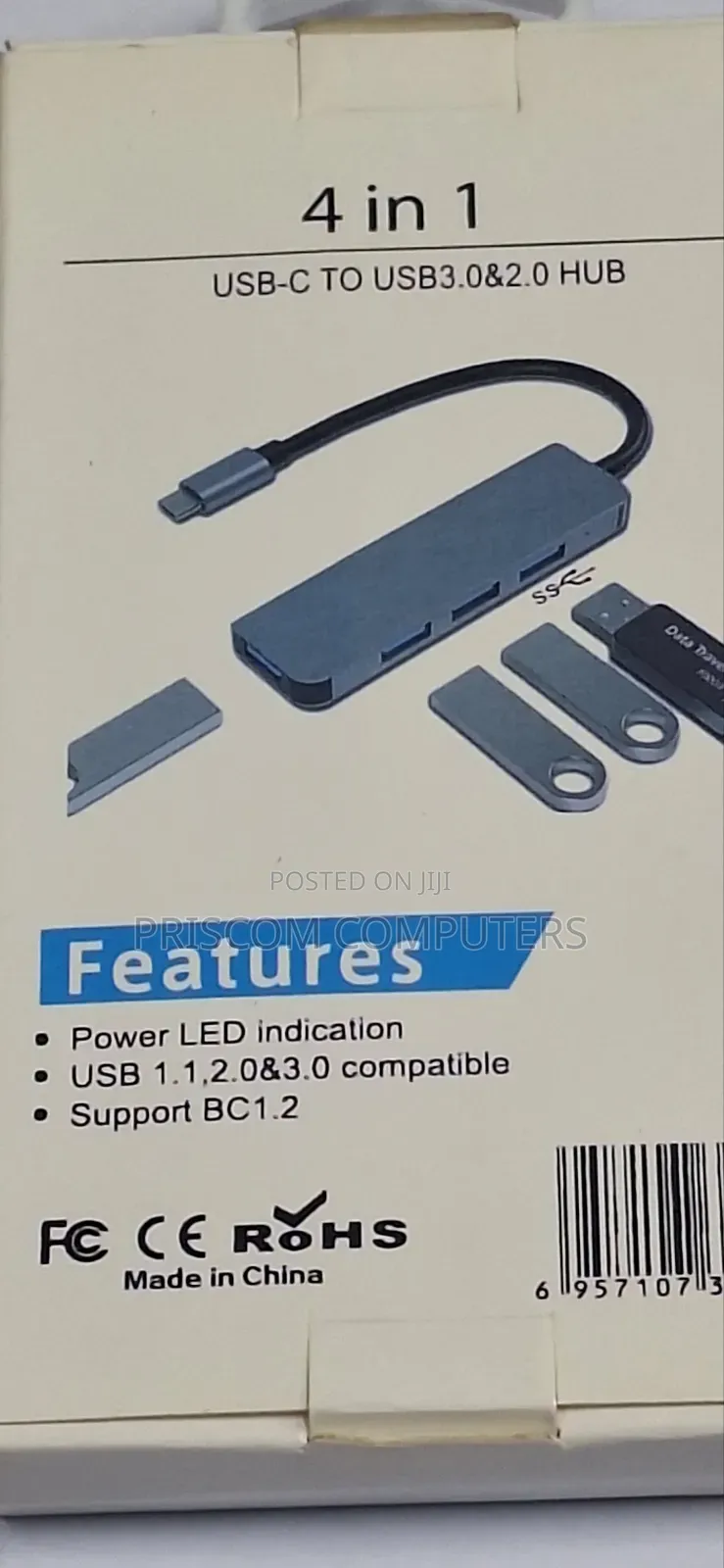 Type C 4 in 1 Adapter USB 3.0