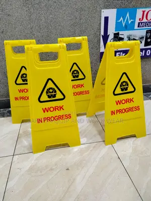 Work In Progress (Folding Safety Sign Caution)