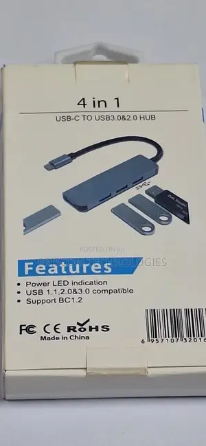 Type C To USB Adapter 4 In 1 Adapter