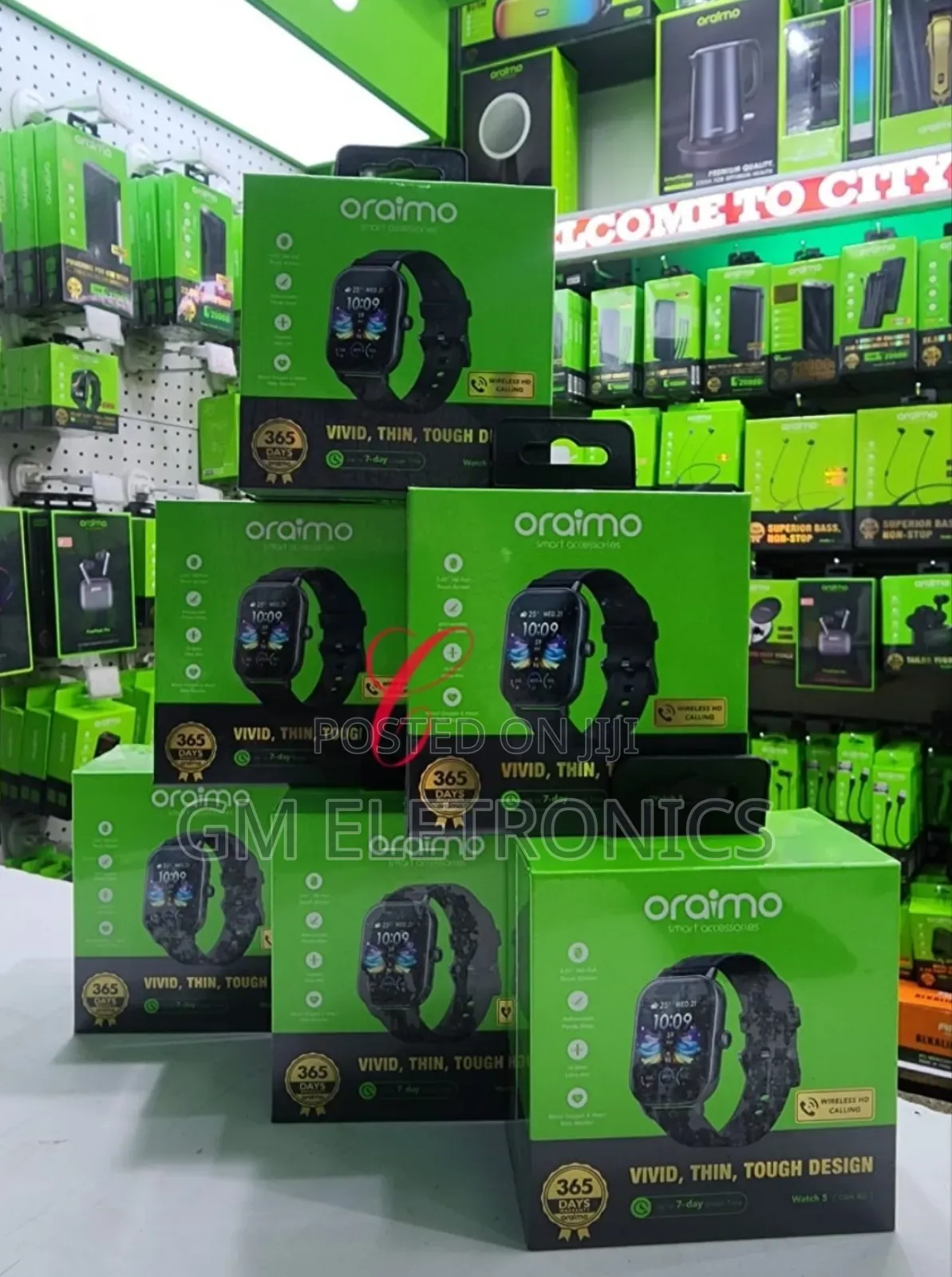 Oraimo Watch 5 Smart Watch- Black