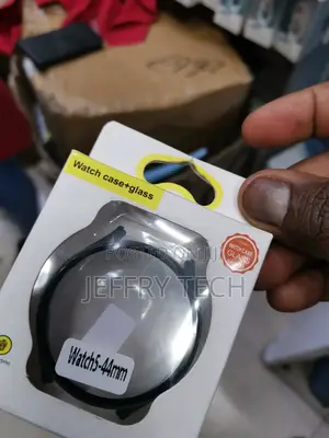 Cover With Tempered Glass Compatible for Galaxy Watch 5 44m