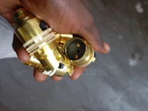 Brass Lamp Holder Eddison Screw