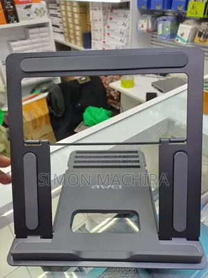 Metallic Rubber Base Laptop Holder
