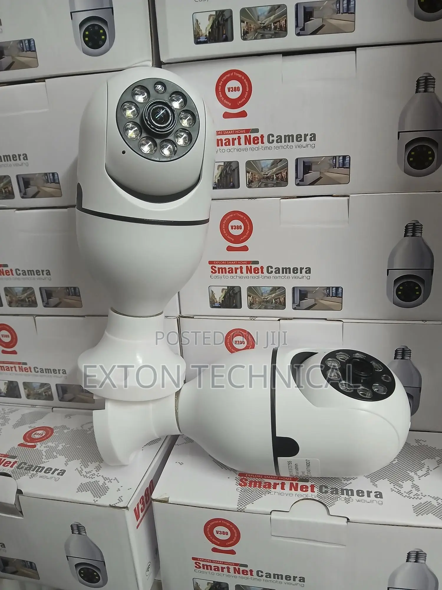 PTZ V380 Bulb Camera Single Lens Wifi Camera