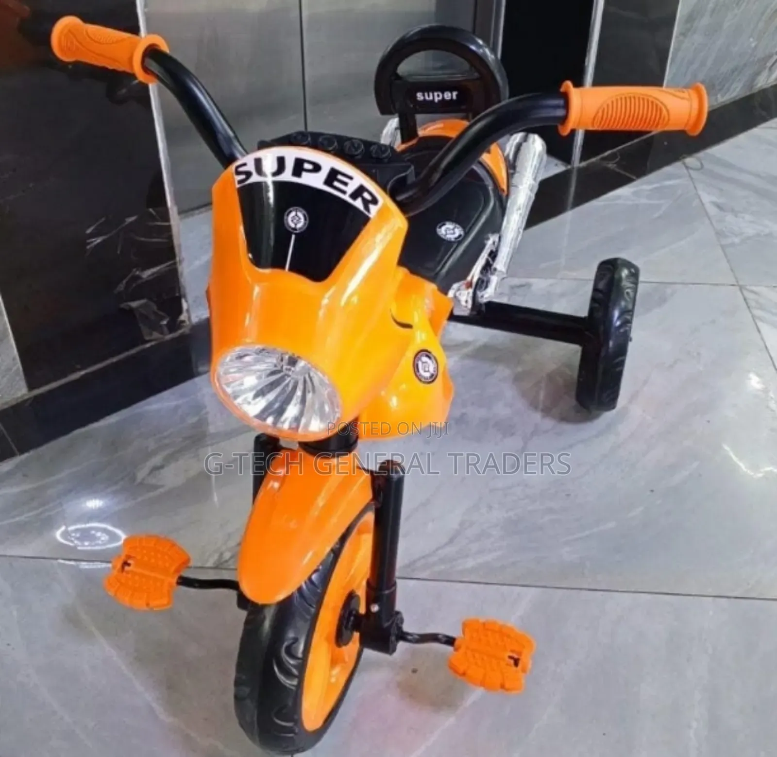 Super Tricycle With Torch Suitable for Children Aged 2-5yrs