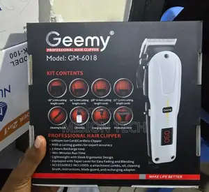 Geemy Professional Rechargeable Hair Clipper GM-6018 
