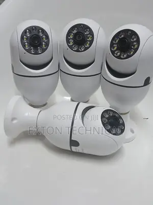 Super Bulb Shape PTZ V380 Pro Security Camera With LED Light