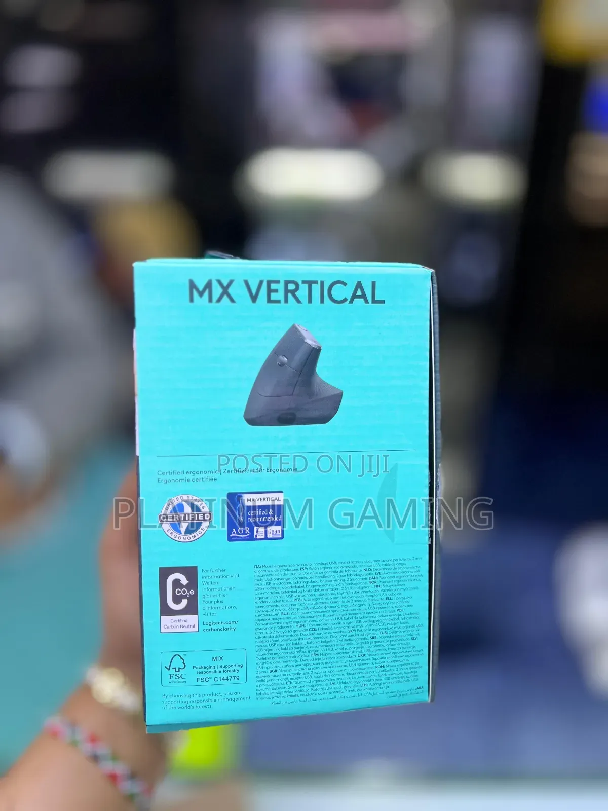 Logitech MX Vertical Ergonomic Wireless Mouse