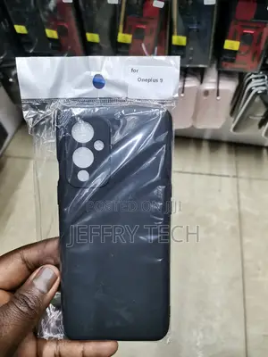 Soft Silicone Shockproof Case for Oneplus 9 Pro-Black