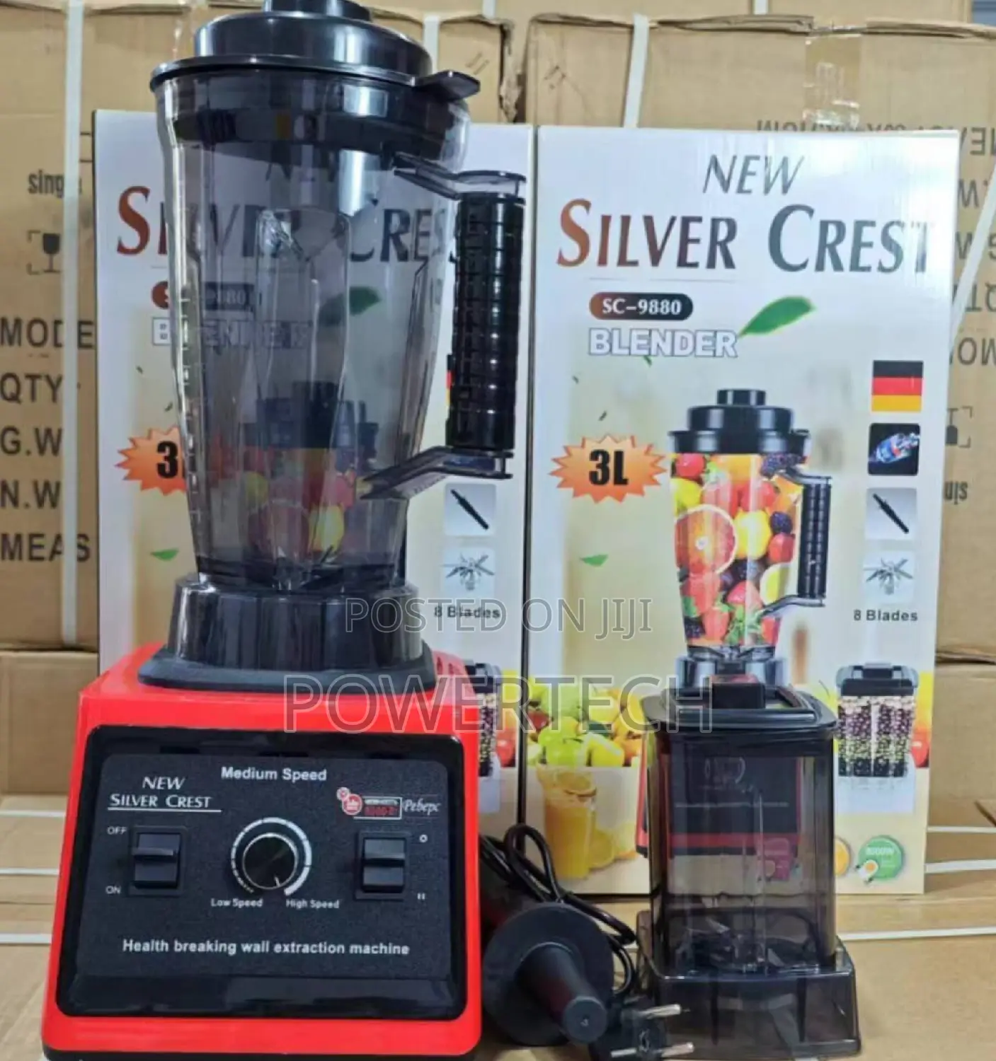 8000 Watts Silver Crest Commercial Blender;
