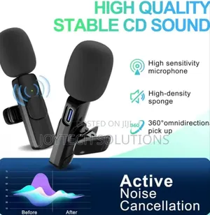 Noise Cancellation Lapel Microphone