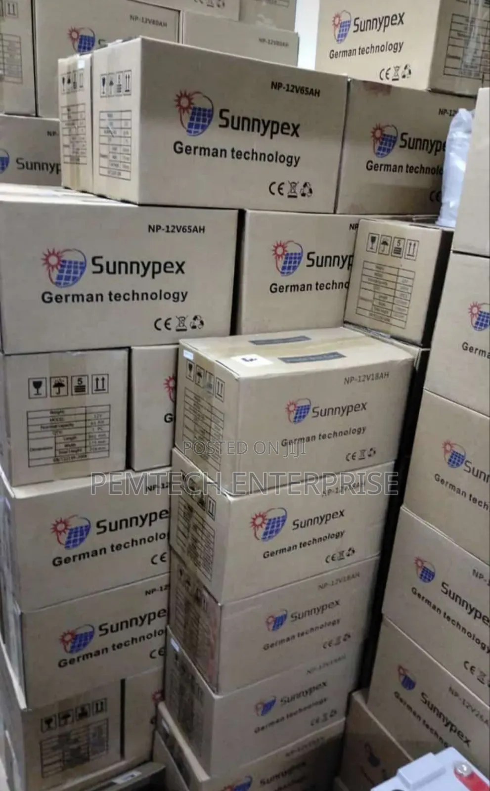 65ah Sunny Pex Solar Battery