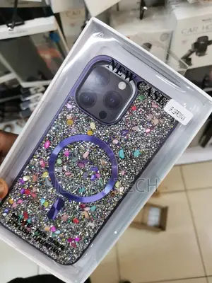 iPhone 13 Pro Max Glitter Case With Magsafe-Purple