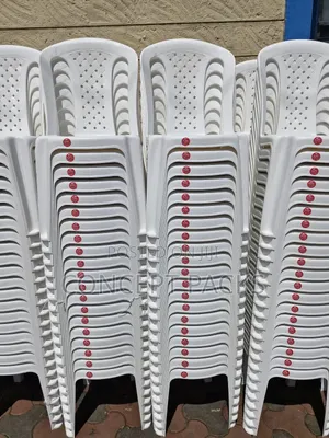 NPL White Armless Plastic Chair