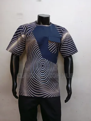 Kitenge Short Sleeved African Man Shirt
