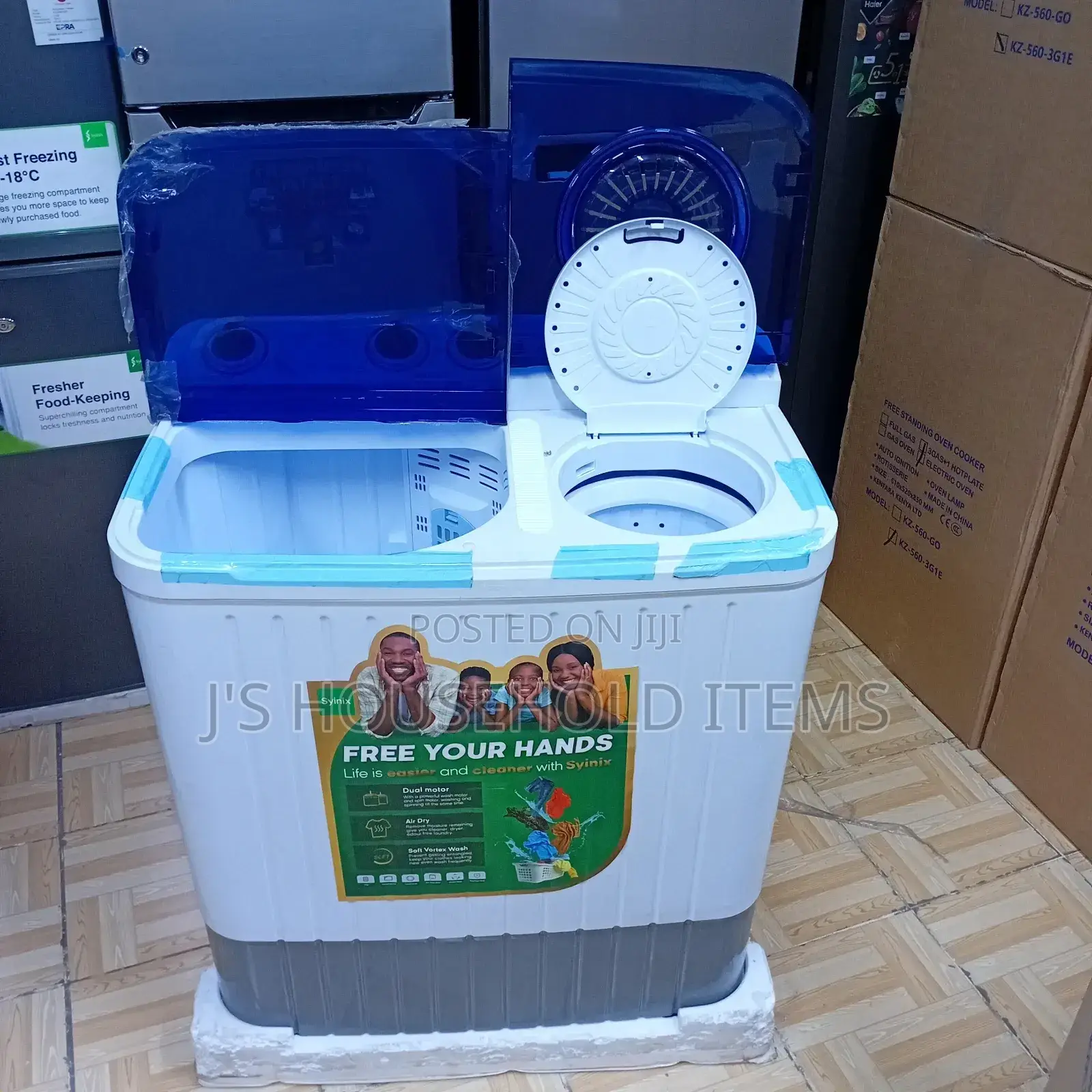 Syinix 10kg Wash Spin Washing Machine