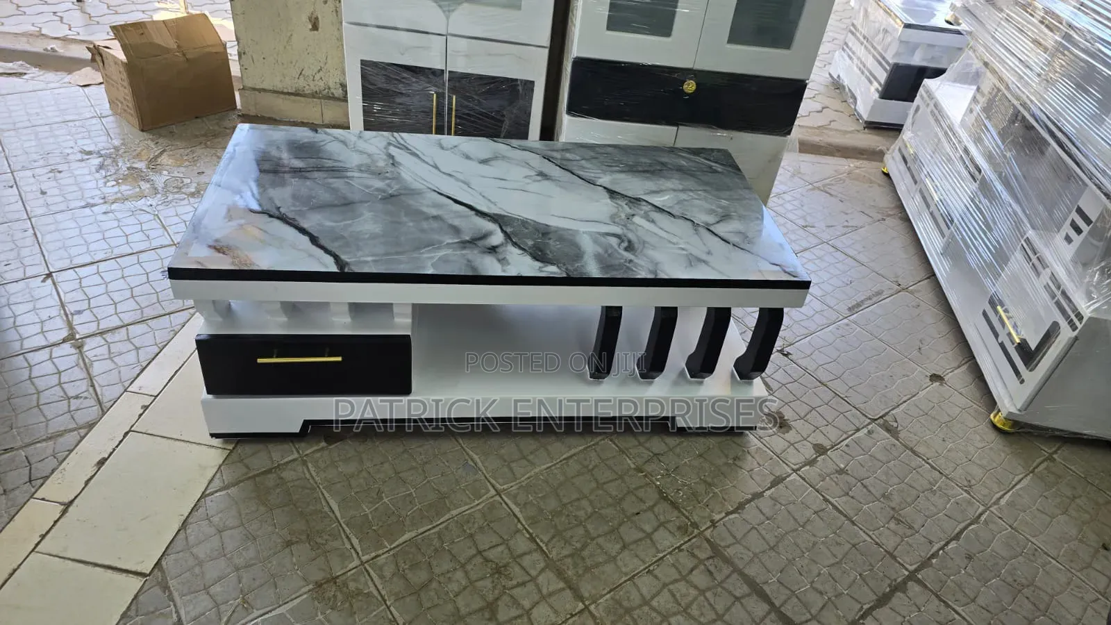 Modern Marble Coffee Table With Marble Top