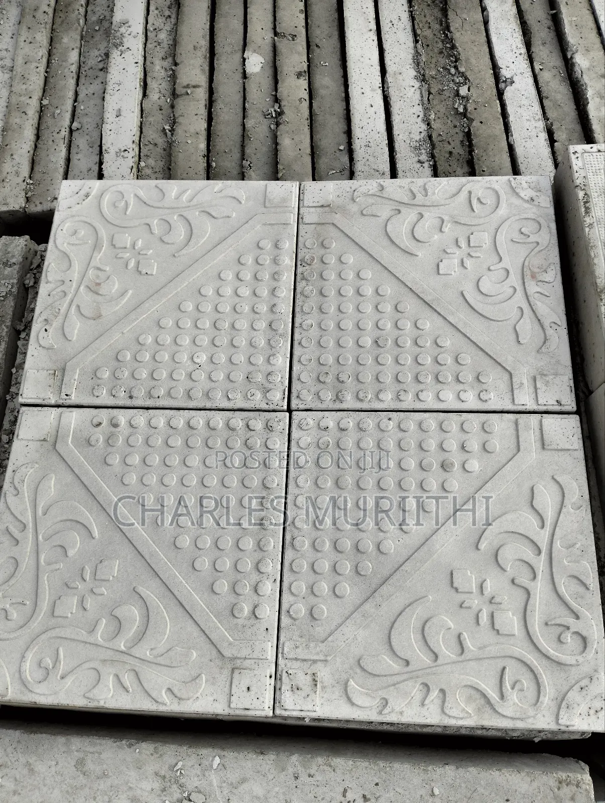 Pattern Tile Concrete Slabs(300mm*300mm)