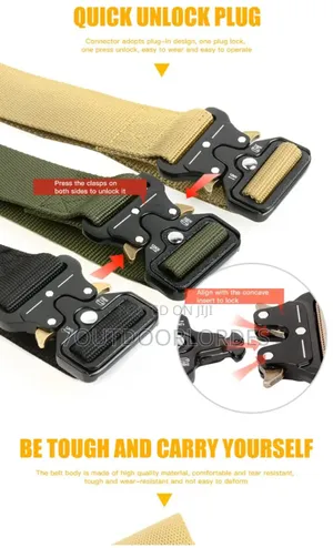 Quick Unlock Belts