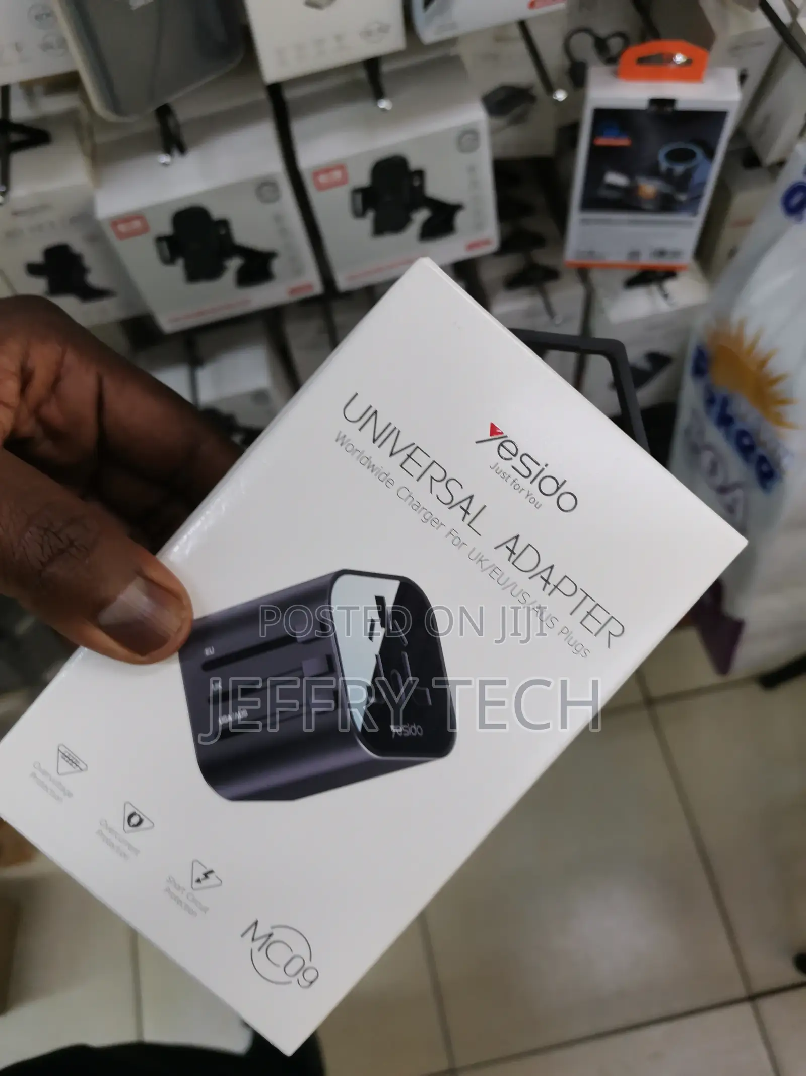 Yesido Multi-Function Universal Travel Adapter Plug MC