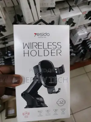 Fast Wireless Car Phone Holder With Charging, 15W, 360 Rotat
