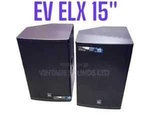 Ev Elx 115 15” 2way Midrange Loudspeaker Speaker Black 1pcs