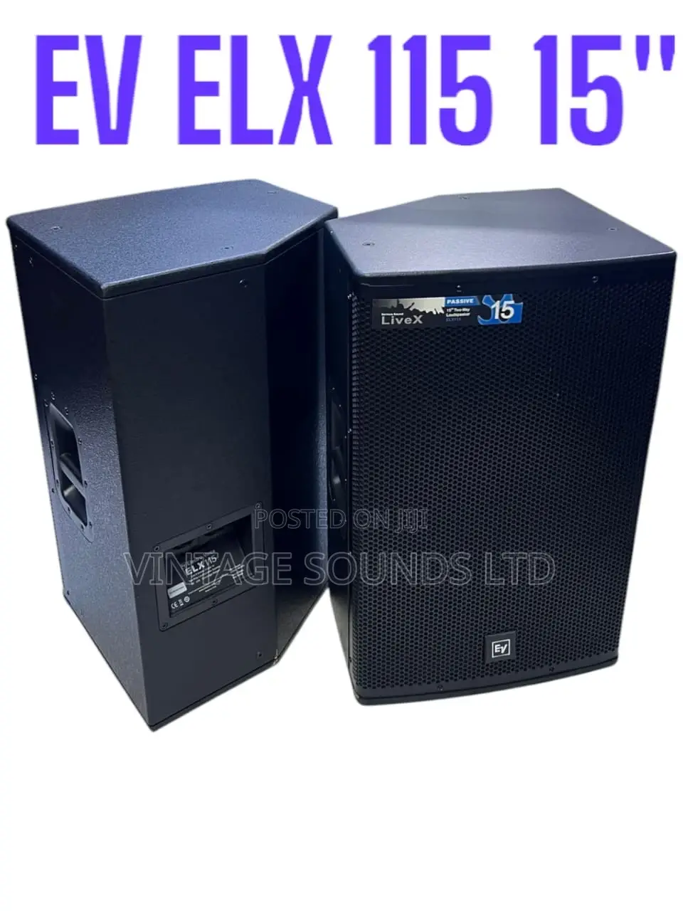 Ev Elx115 2way Midrange/ Long Range Speaker (1pc)
