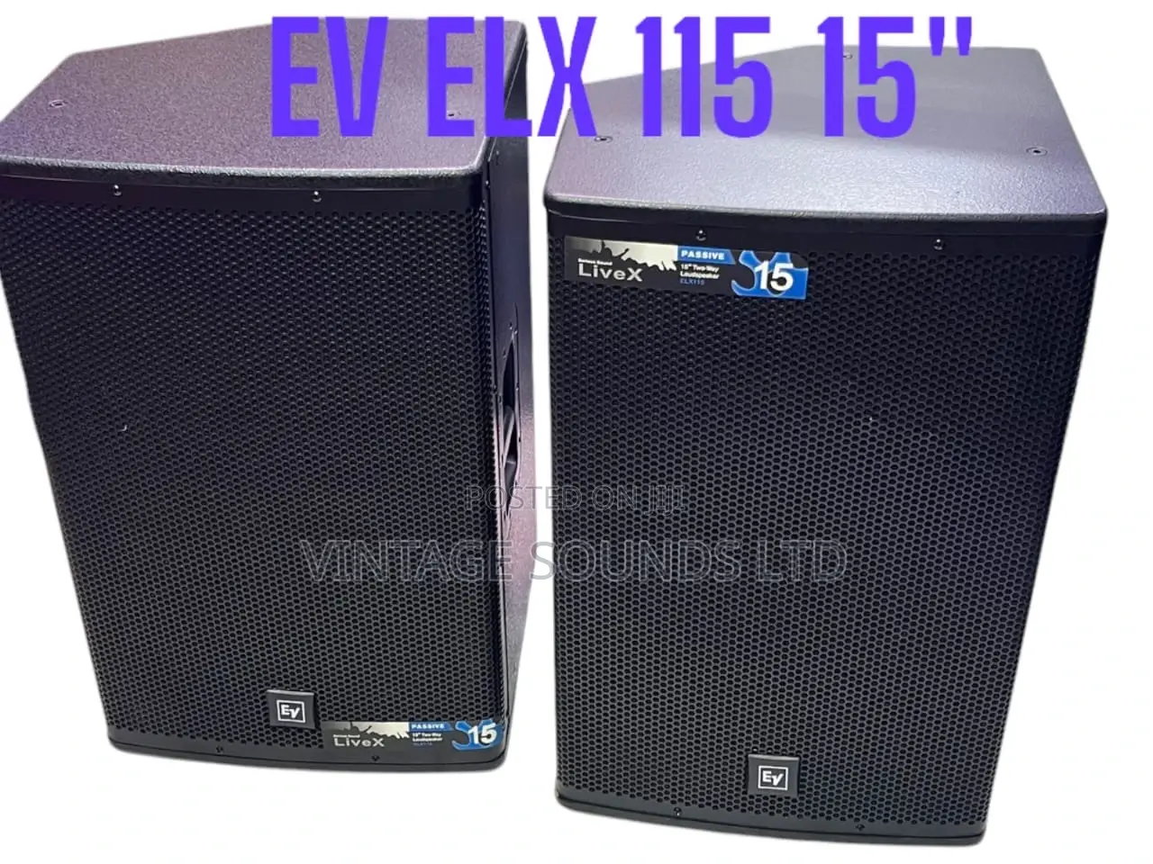 Ev Elx115 2way Midrange/ Long Range Speaker (1pc)
