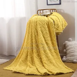 Solid Color Flannel Blanket. (200*230cms) That Is 6*7ft.