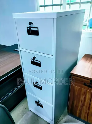 Four Drawers Metallic Filing Cabinet