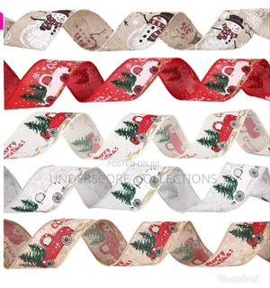 *5 Meters Christmas Themed Ribbon  .All Colors Available*