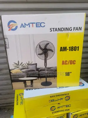 *Amtec 18 Inches AC/DC Standing Fan