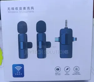 Quality Noise Reduction Wireless Microphone Clip-on 3in1