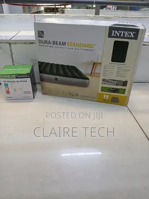 Intex 4*6 Inflatable Mattress With Free Electric Pump