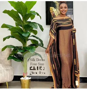 Restocked 2pc Silk Dera. Free Size.