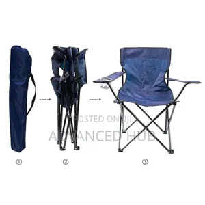 Foldable Camping Chair With Armrest