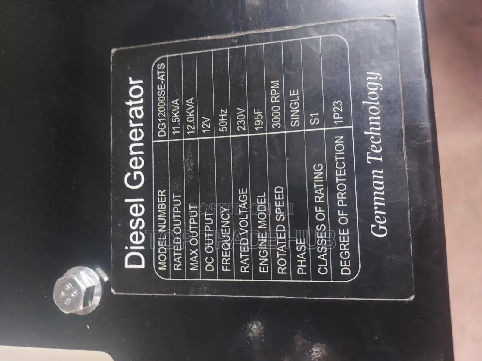 Maybach Silent Diesel Generator 12kva Single Phase ATS