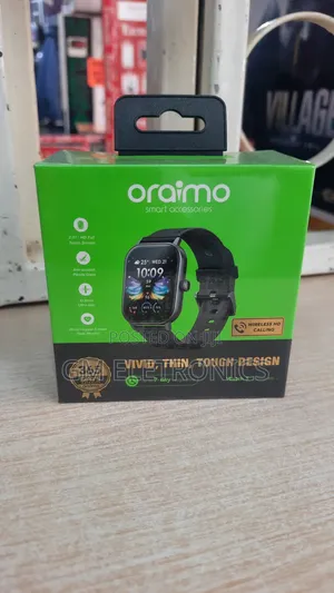 Oraimo Watch 5 Smart Watch- Black