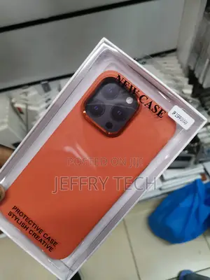 iPhone 15 Pro Max Leather Case With Magsafe – Orange