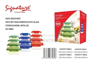 Heat Resistant Glass Bowls 4pcs