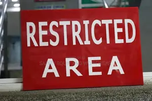 Restricted Area Signage