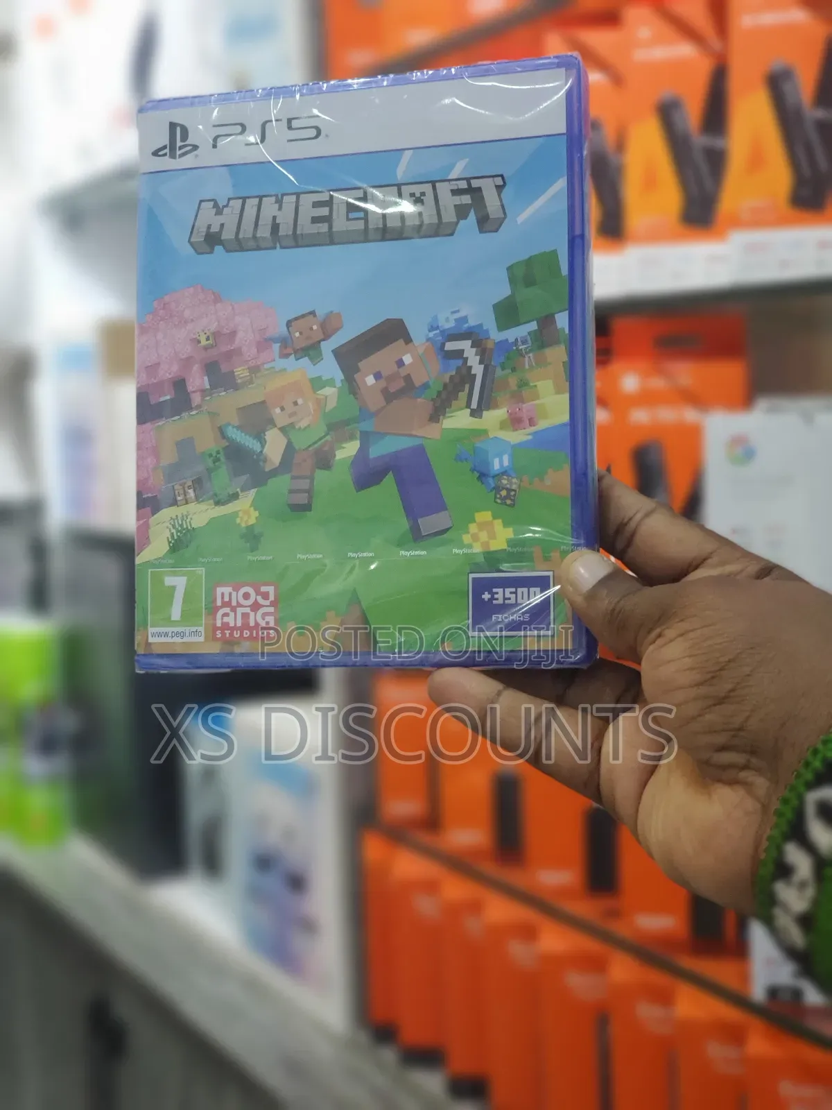 Minecraft Playstation Five.