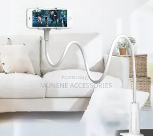 Phone Stand for Desk, Gooseneck Cell Holder Flexible Mount