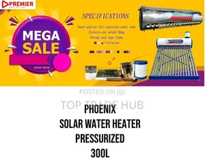 Phoenix Solar Water Heater Pressurized 300L