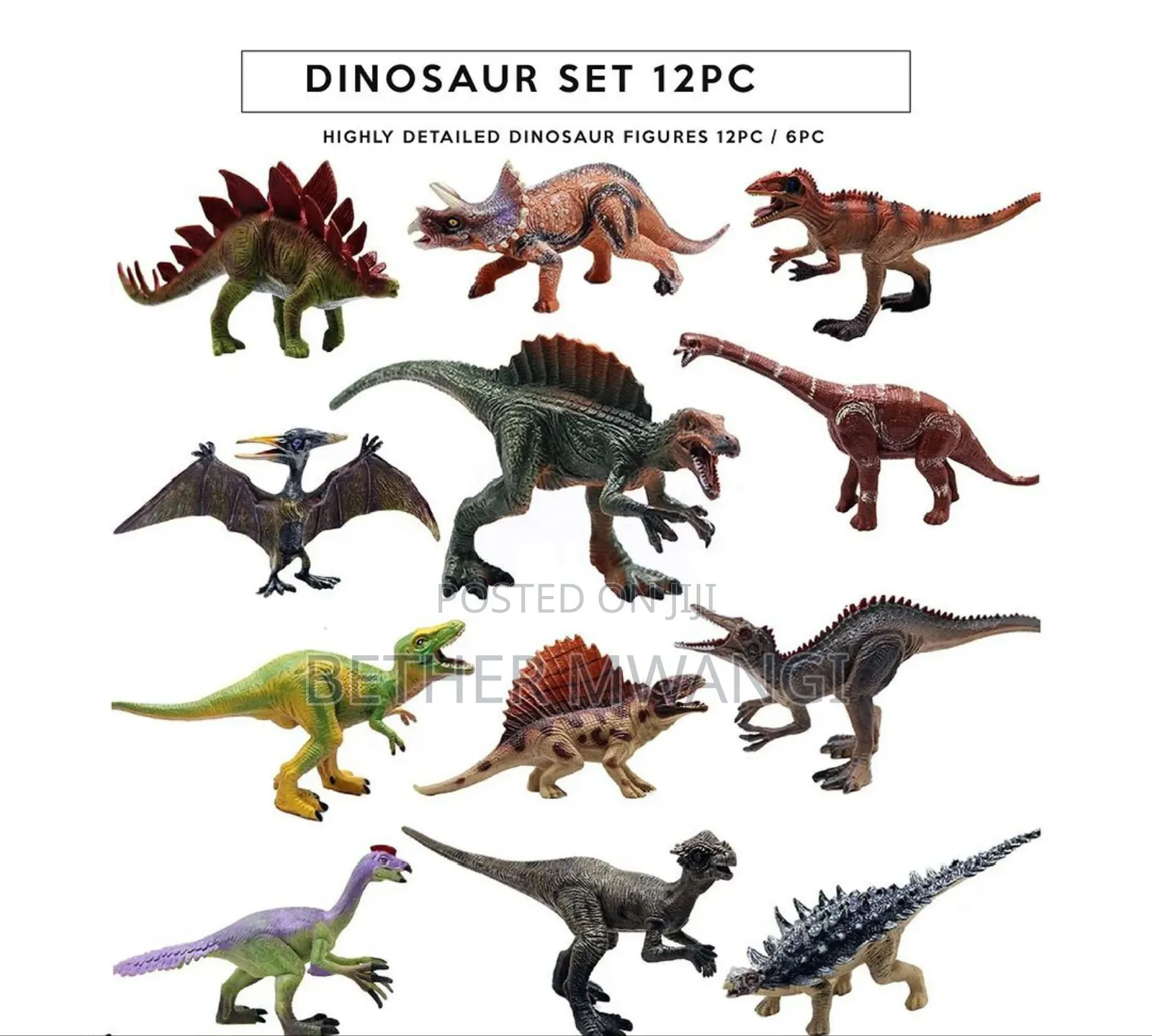 12 Pc Dinosaur Set in Kenya