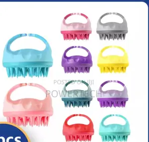 Portable Silicone Shampoo Brush /Scalp Massager